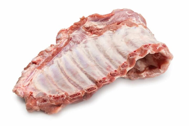 Highland Castle Farm Pork Belly Rib Cut kg