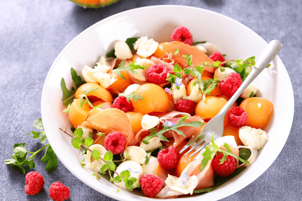 A Simple Berry and Melon Fruit Salad Greenspoon