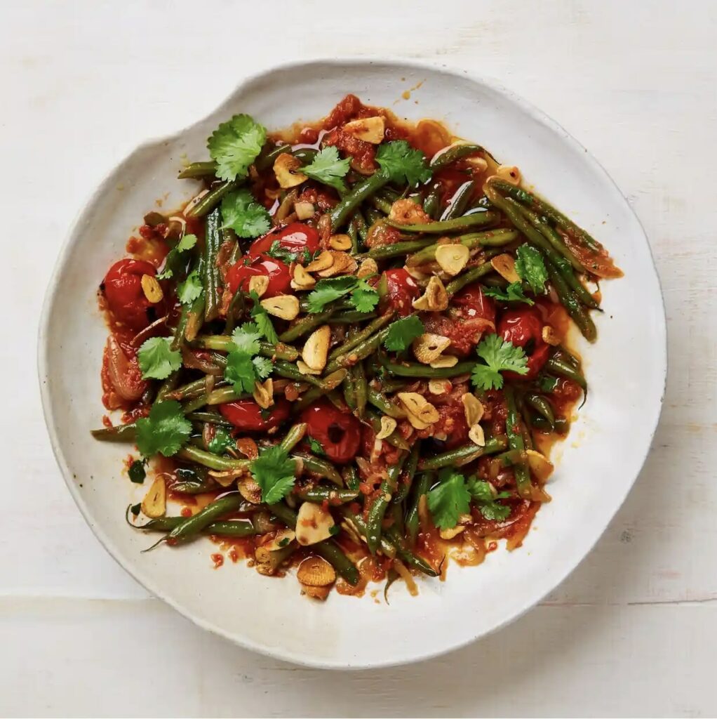 Greenspoon Braised Tomatoes with Green Beans Ottolenghi Recipe