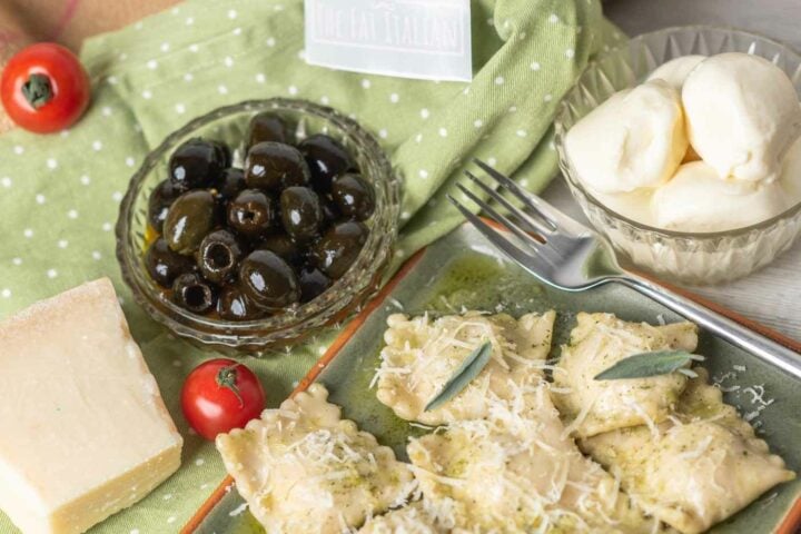 Greenspoon Kenya Mozzarella Olive Tomato Ravioli The Fat Italian