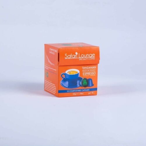 Safari Lounge Tanzanian Espresso Coffee Capsules