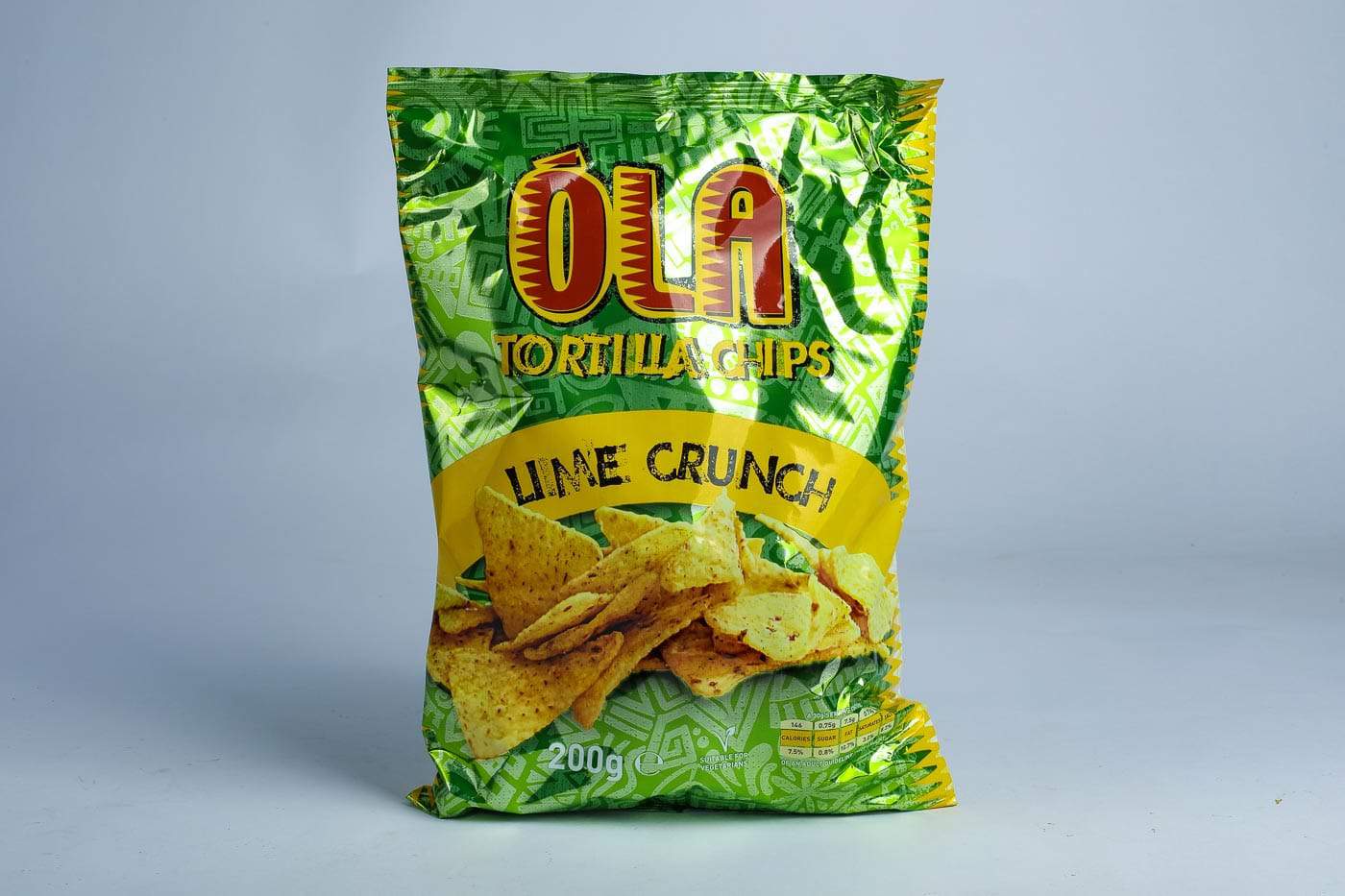 Ola Tortilla Chips Lime Crunch 200g Greenspoon