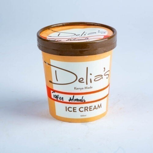 Delia's Toffee Almond Crunch Ice Cream