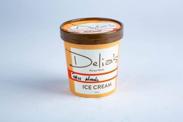 Delia's Toffee Almond Crunch Ice Cream