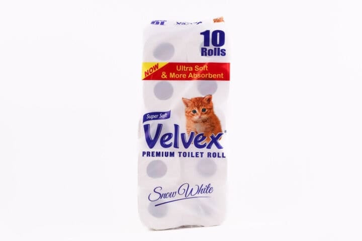 Velvex Premium Toilet Roll - 10 Pack