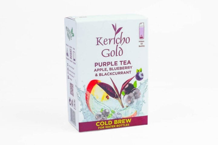 Kericho Gold Cold Brew - Purple Tea, Apple, Blueberry & Blackcurrant (12 Bags - Pyramid)