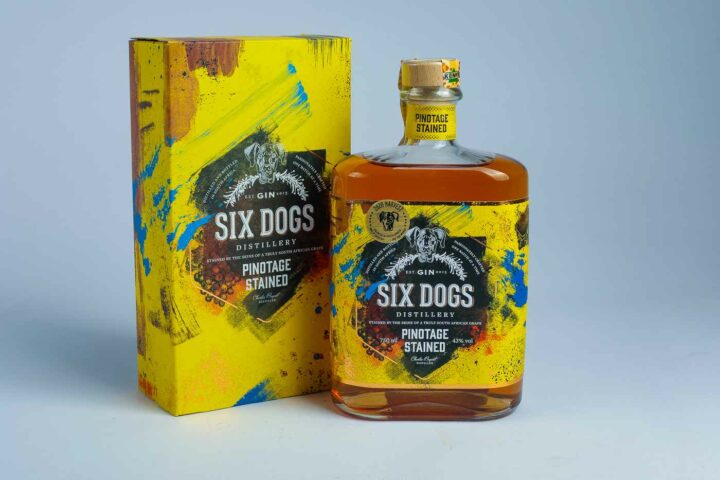 Greenspoon Kenya Pinotage Stained Gin Six Dogs Distillery