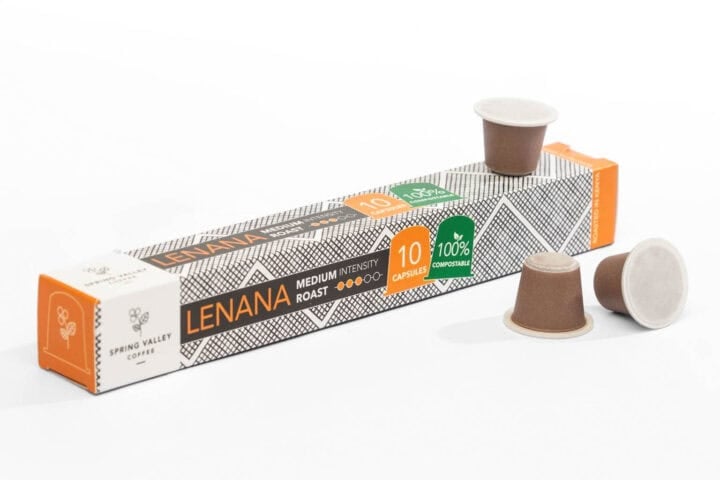 Spring Valley Coffee Lenana Medium Roast Capsules - 10 Capsules