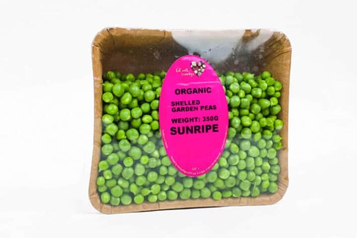 Sunripe Organic Shelled Garden Peas - 350g