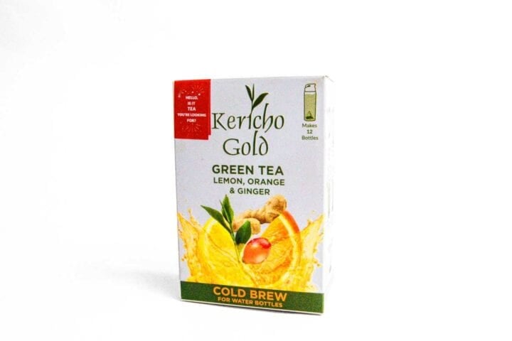 Kericho Gold Cold Brew - Green Tea, Lemon, Orange & Ginger (12 Bags - Pyramid)