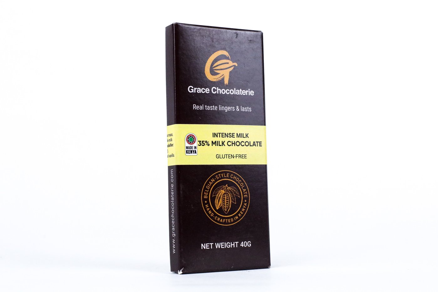 Grace Chocolaterie Intense Milk Plain 35% Chocolate - Greenspoon