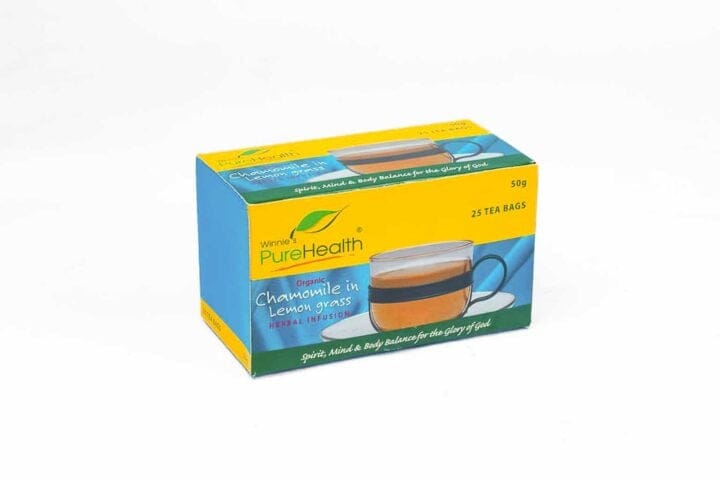 Winnie's Pure Health Chamomile In Lemon Grass Herbal Infusion Tea - 50g