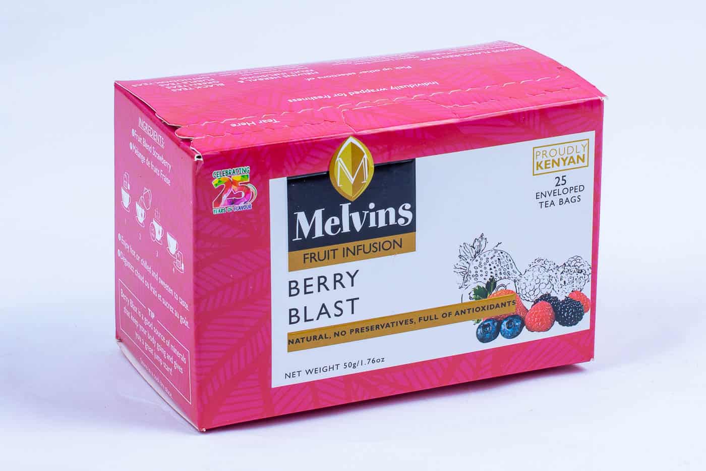 Melvins Berry Blast Fruit Infusion Tea 50g Greenspoon