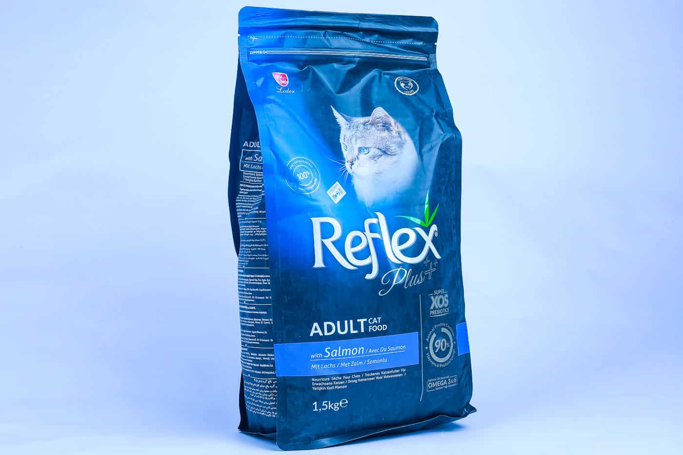 Reflex Plus Premium Adult Cat Food with Salmon 1.5Kg Greenspoon
