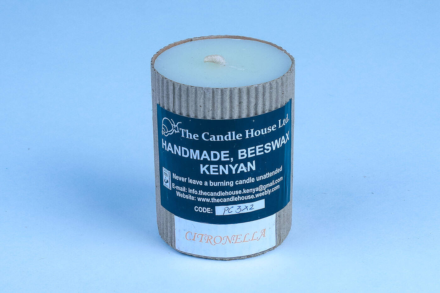 The Candle House Handmade Fragranced Pillar Candle - 3*2 Inches - Image 5