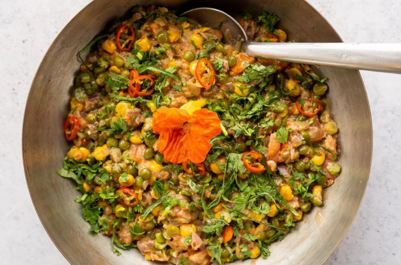 Amritsari Green Pea & Lupin Curry