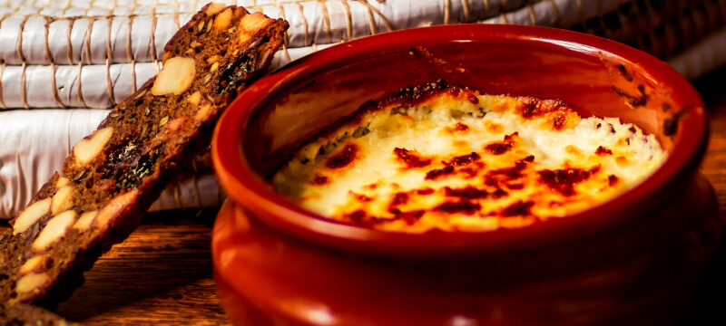 Baked Goat’s Cheese Dip
