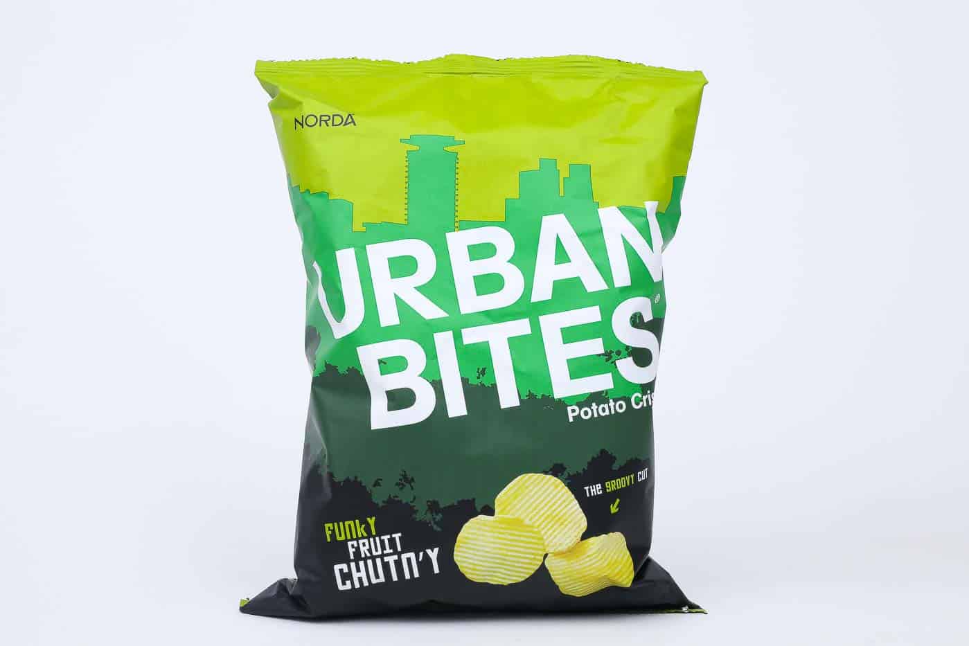 Urban Bites Funky Fruit Chutn’y Potato Crisps - Greenspoon