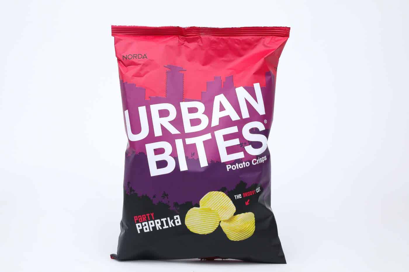 Urban Bites Party Paprika Potato Crisps - Greenspoon