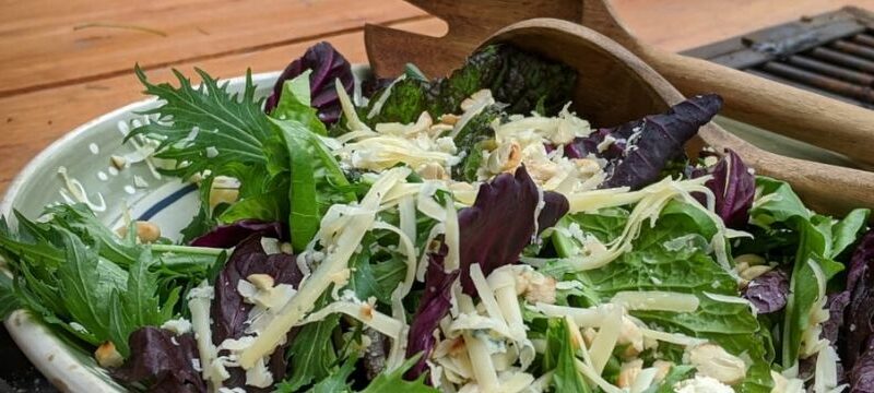 Brown’s quick baked salad