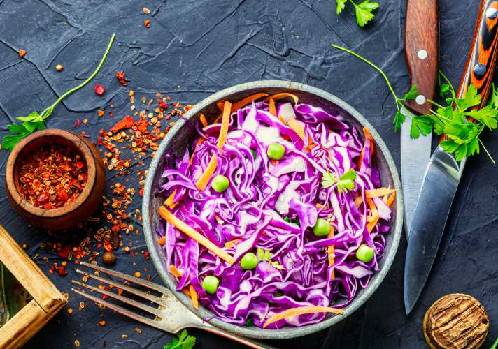 Purple Salad with Freshly