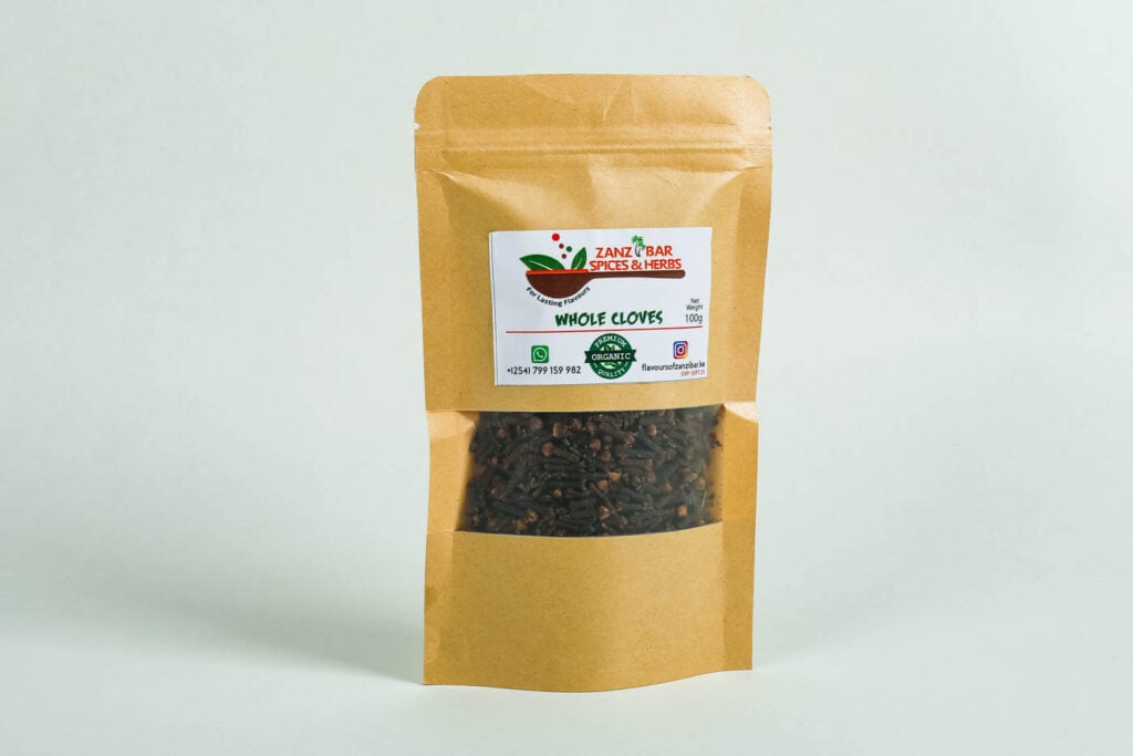 Zanzibar Spices Whole Cloves - 100g - Greenspoon