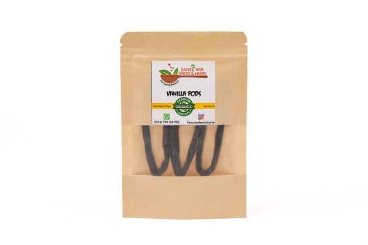 Zanzibar Spices Whole Vanilla Pods - 3 Pods