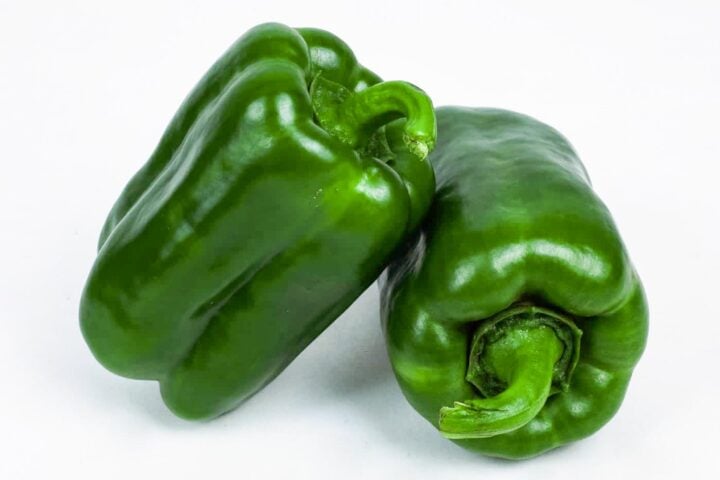 Organic Green Capsicum - 1 Piece (Approx. 180g - 220g)