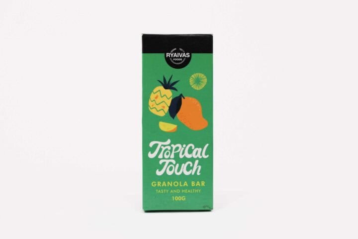 Ryaivas Foods Tropical Touch Granola Bars - 100g