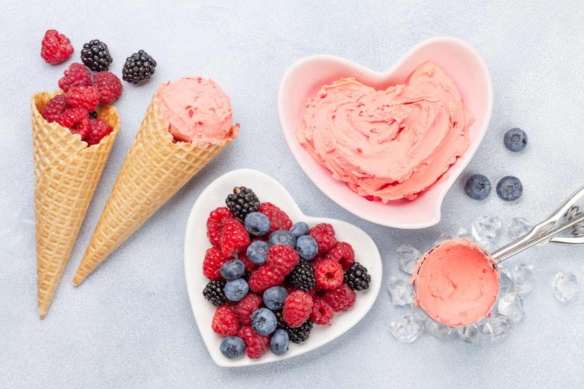Home-Made Mixed Berries Ice Cream