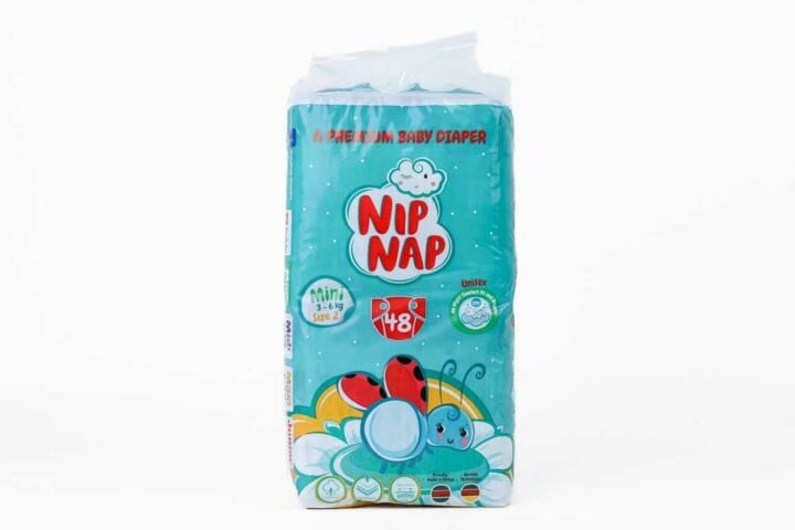 NipNap Baby Diapers - 3Kg - 6Kg | Mini | 48 Pieces - Greenspoon