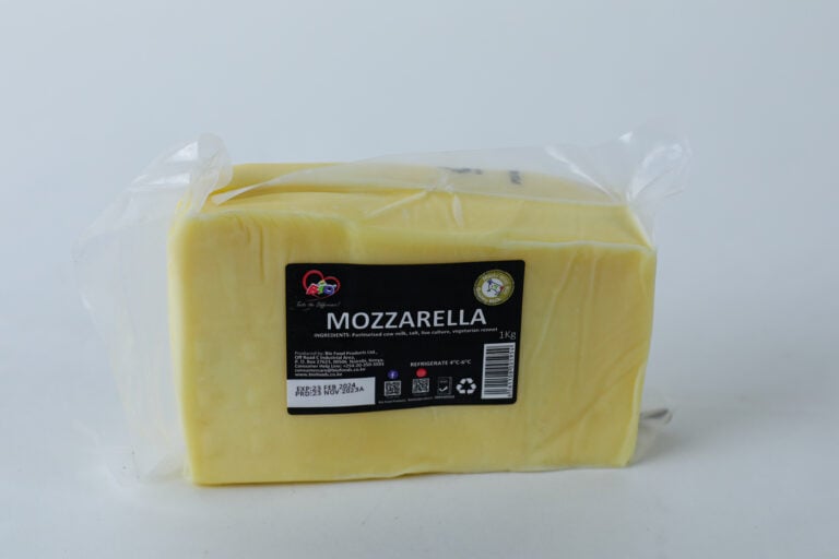 Bio Cheese Mozzarella Blocks - 1Kg - Greenspoon