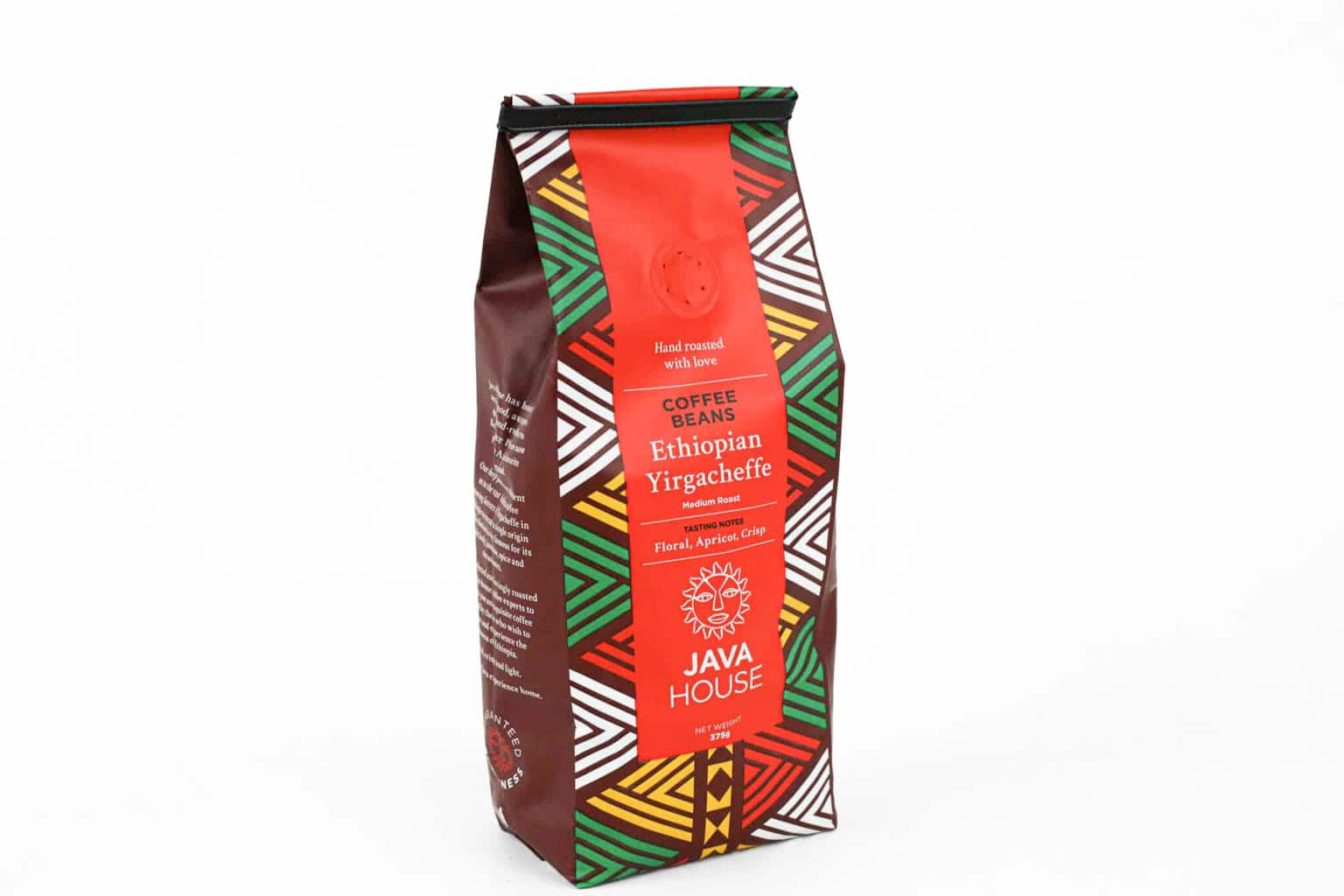 Java House Ethiopian Yirgacheffe Coffee Beans – 375g