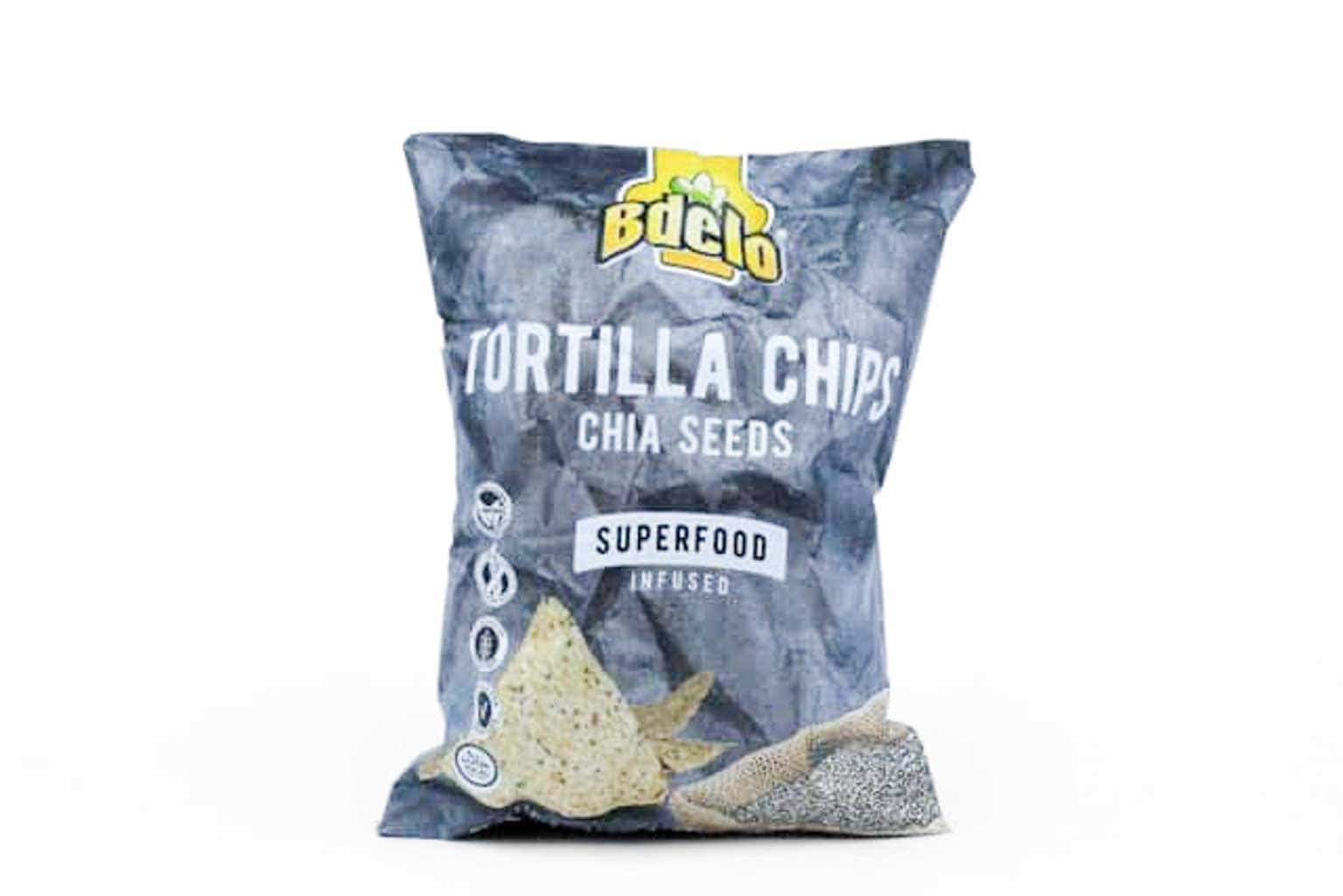 Bdelo Chia Seeds Tortilla Chips – 140g