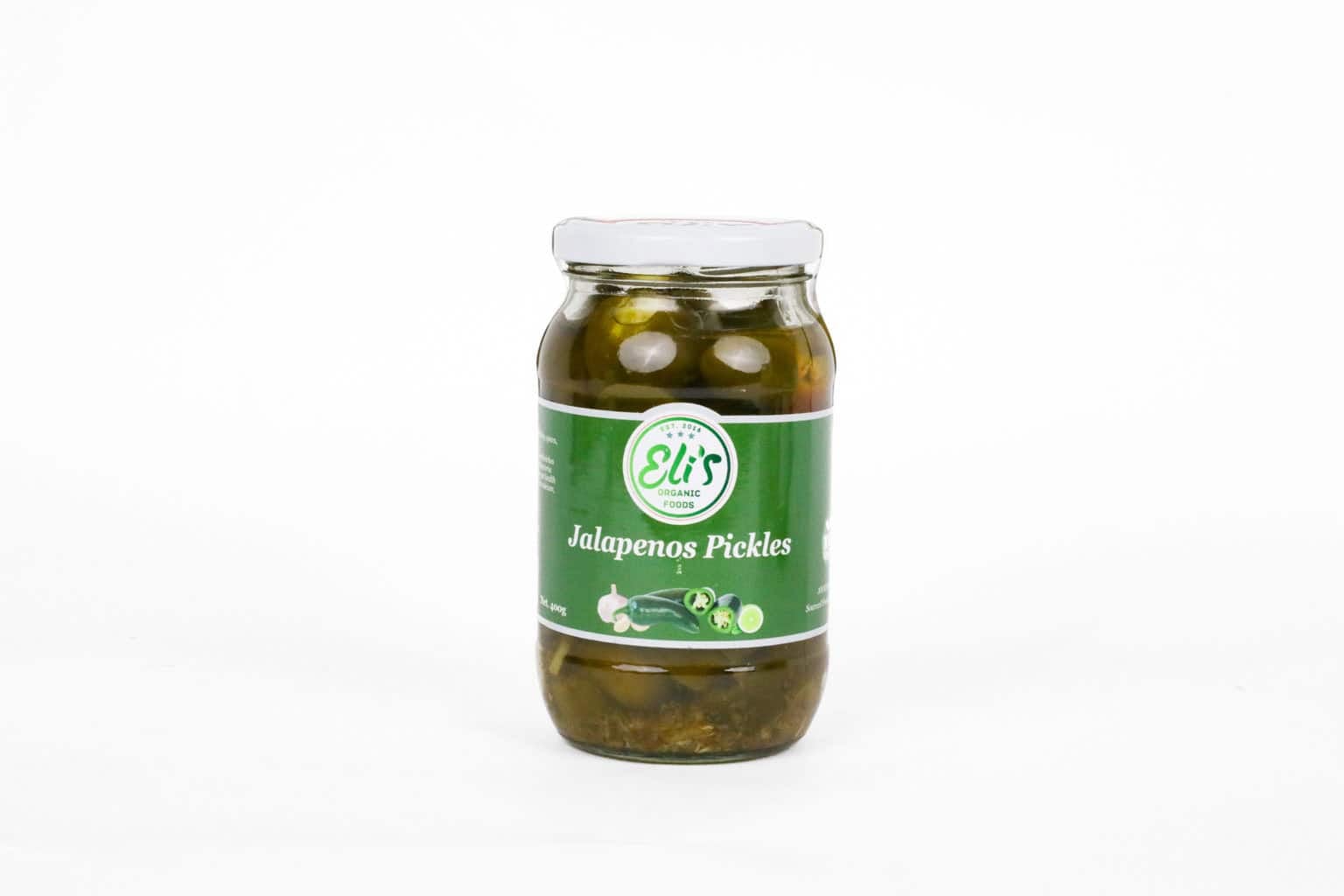 Eli’s Organic Foods Jalapenos Pickles – 400g