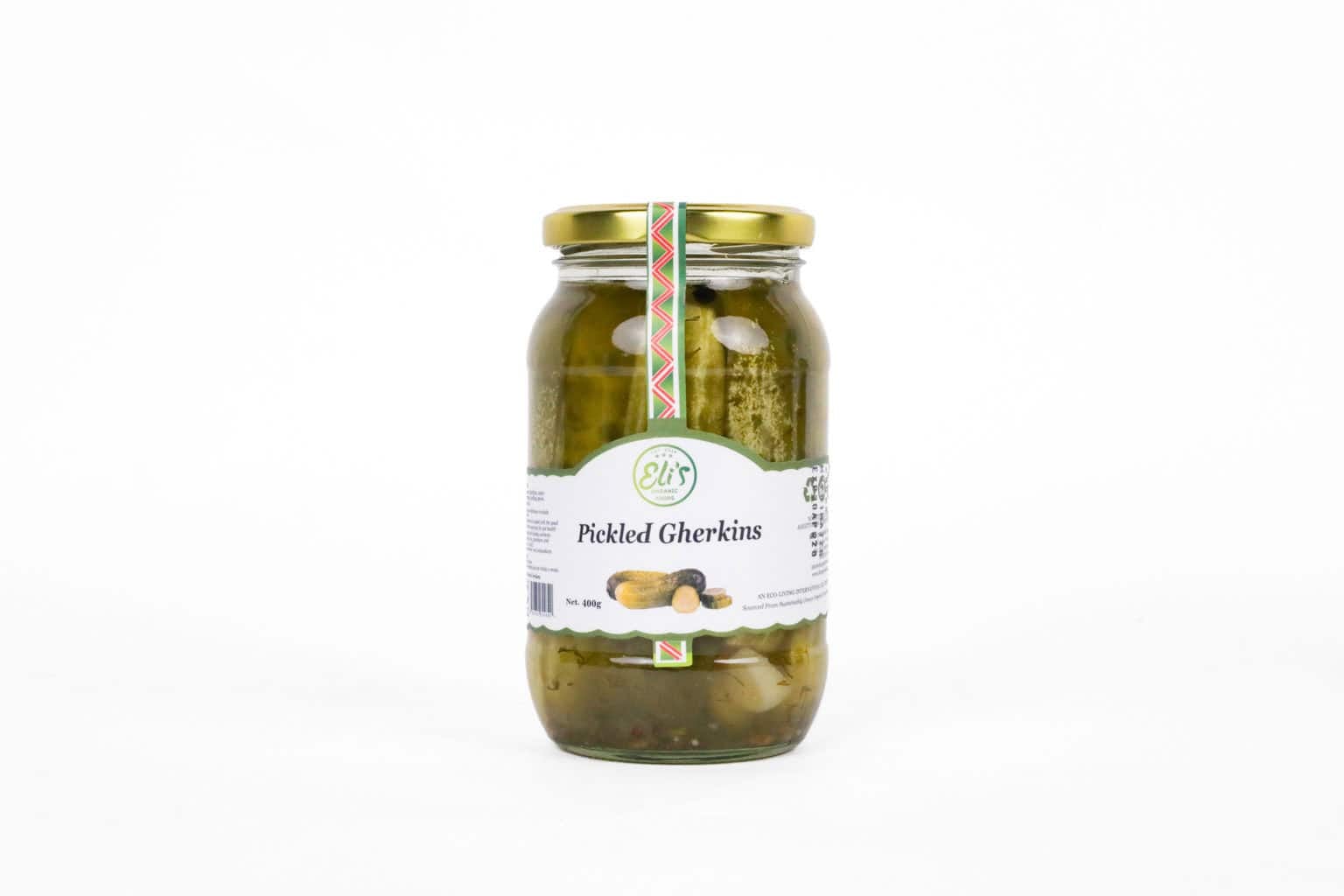 Eli’s Organic Foods Gherkins Pickles – 400g
