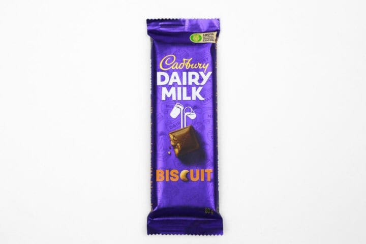 Cadbury Dairy Milk Biscuit Chocolate Bar - 80g