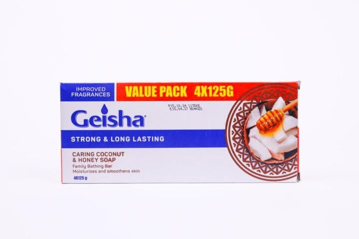 Geisha Coconut Milk & Honey Soap 125g - 4 Packets