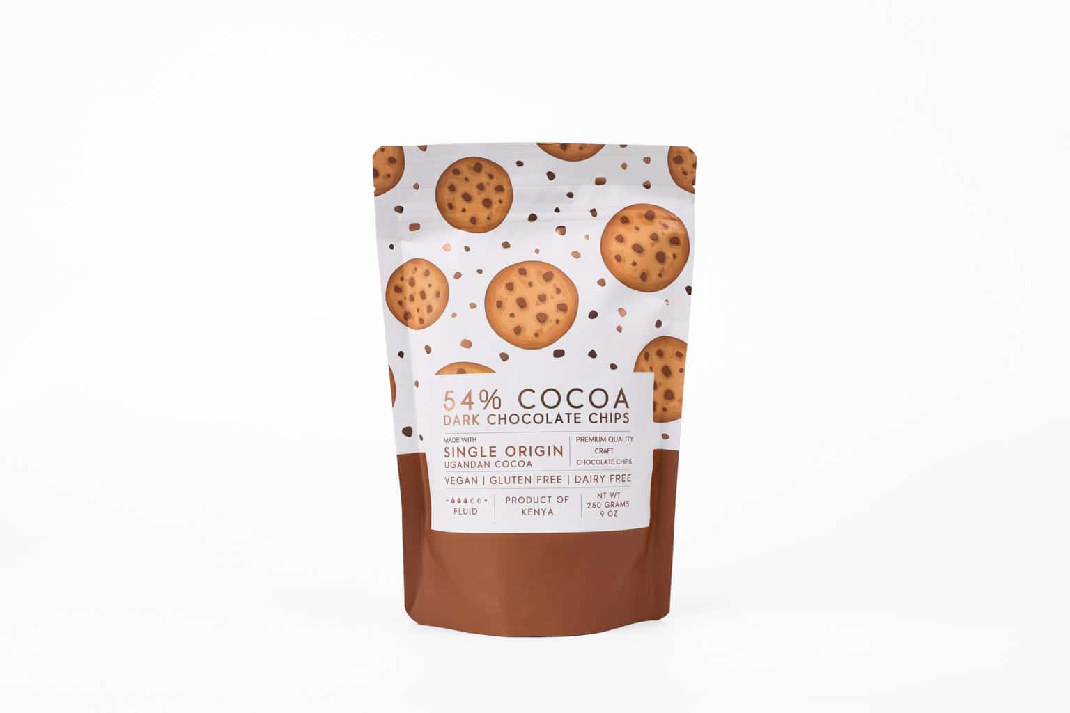 54% Dark Chocolate Chips – 250g