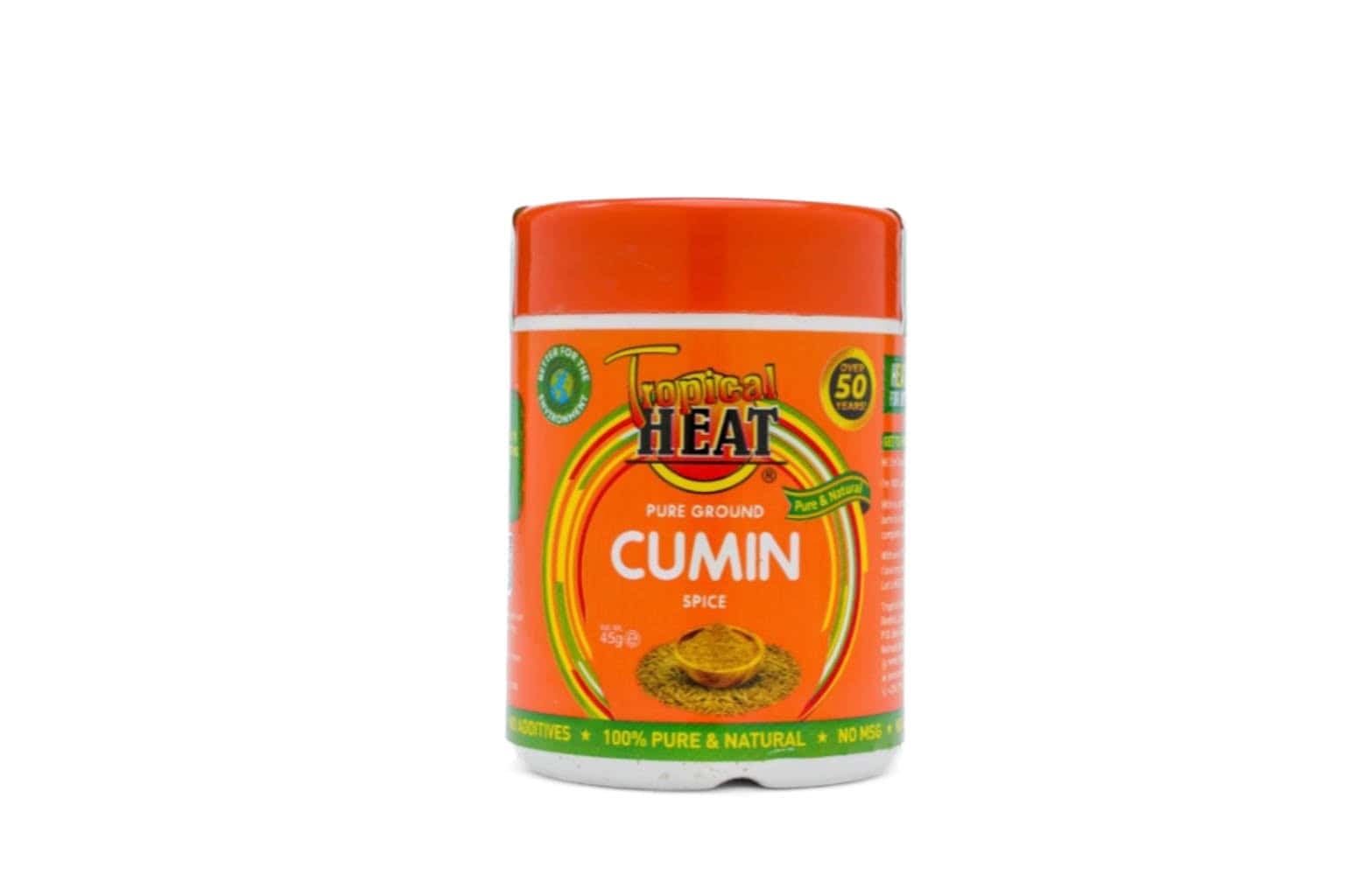 Tropical Heat Ground Cumin Seeds – 50g