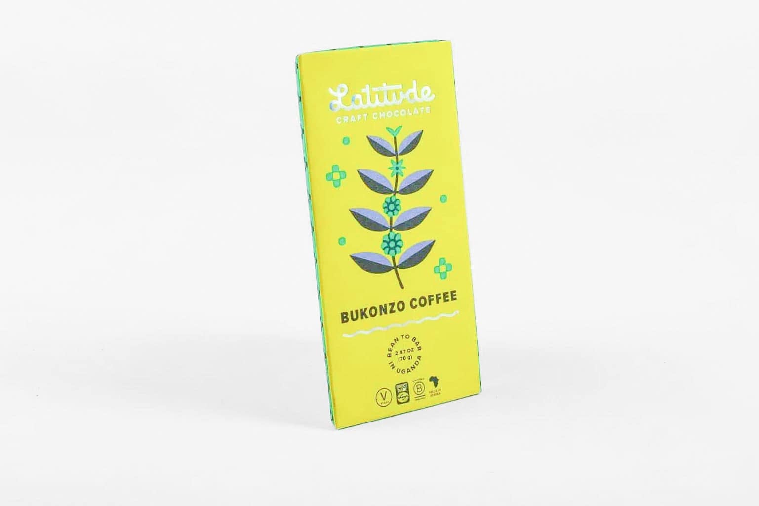 Latitude Craft Chocolate Bukonzo Coffee Chocolate Bar – 70g