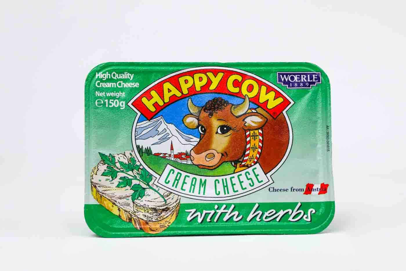 Happy Cow Cream Cheese With Herbs - 150g - Greenspoon