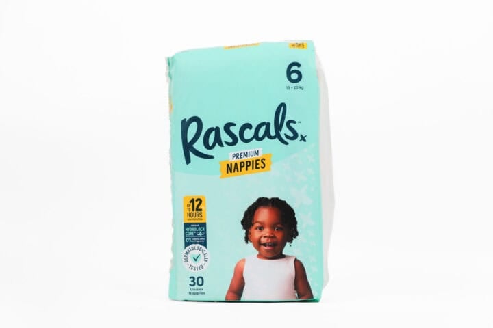 Rascals Premium Nappies (Junior) - 16Kg | Size 6 | 30 Pieces