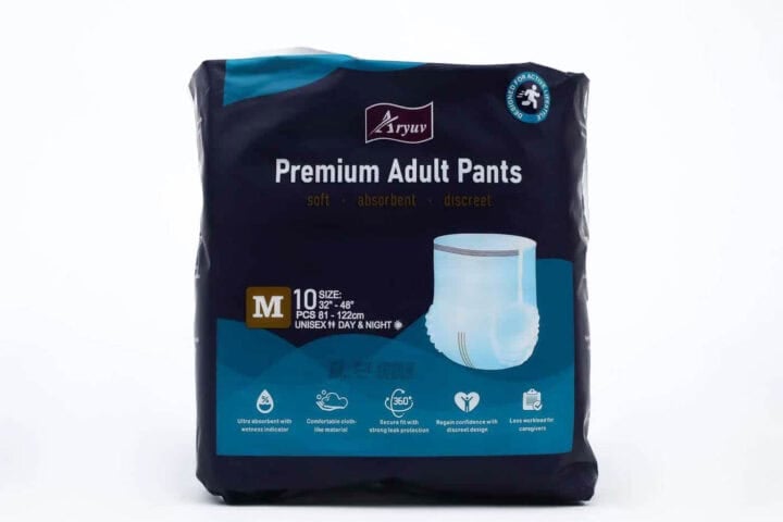 Aryuv Premium Adult Diaper Pants - 10 Pieces