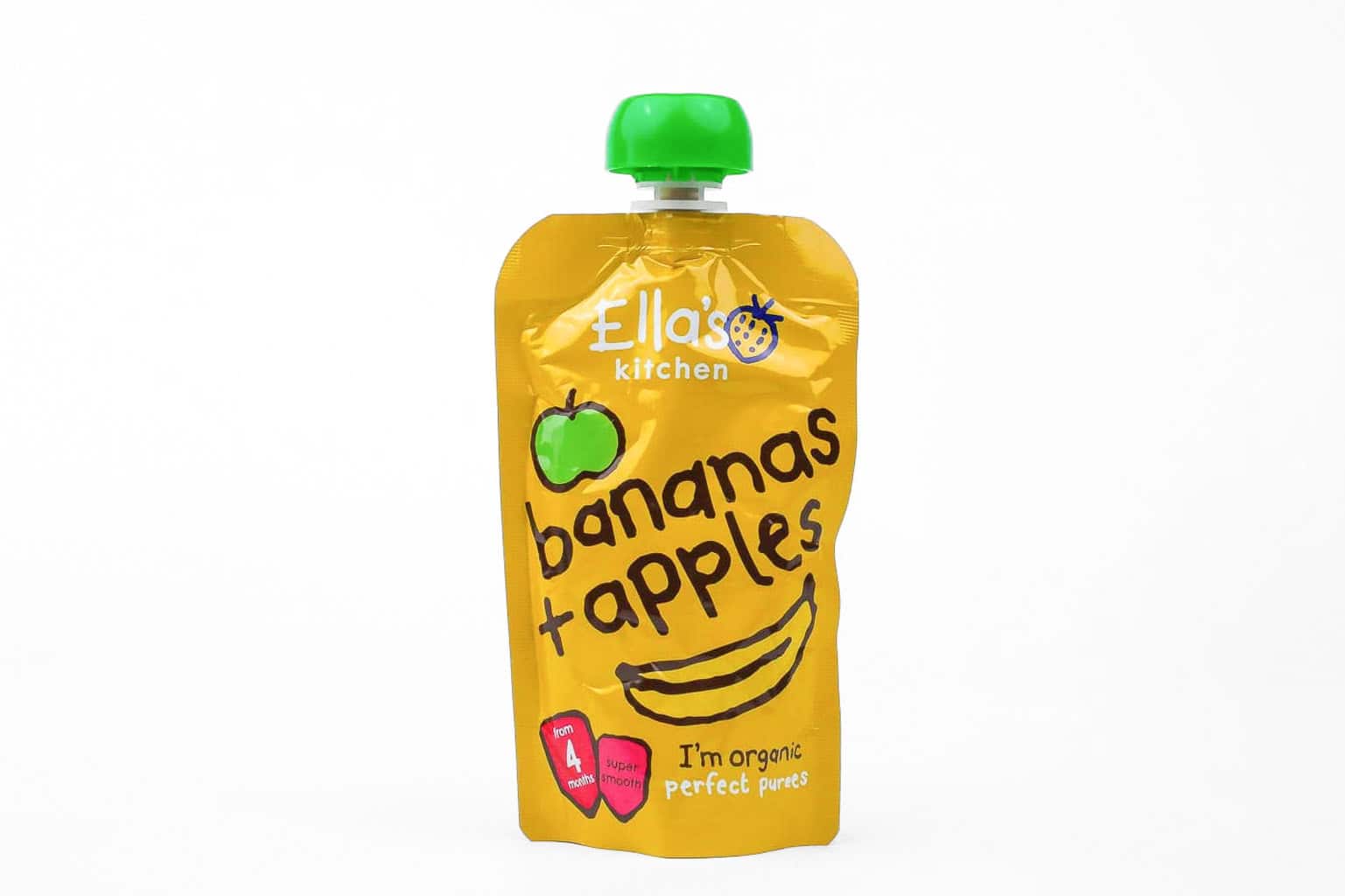Ella’s Kitchen Organic Apples And Bananas Puree – 120g