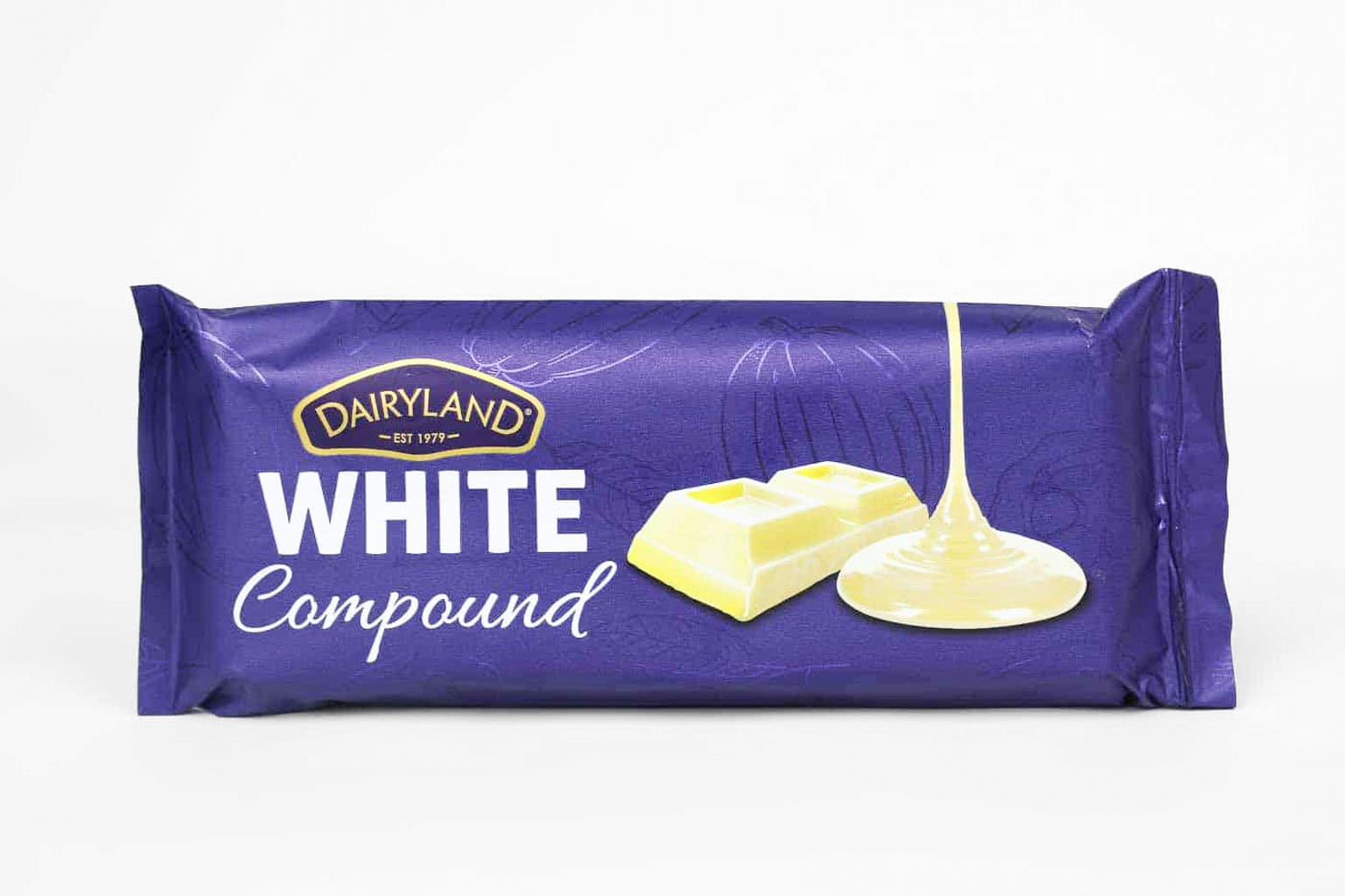 Dairyland White Compound Chocolate Bar – 500g