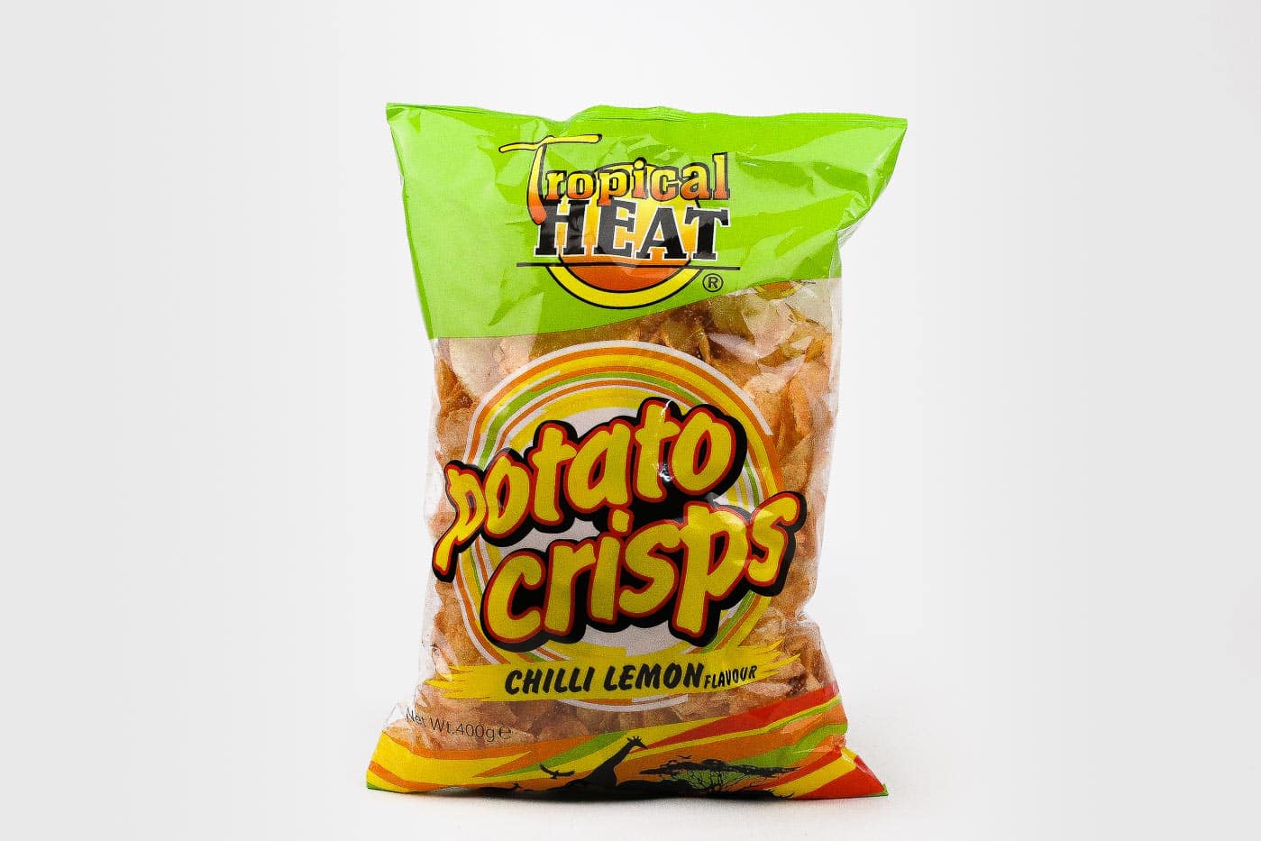 Tropical Heat Chilli Lemon Potato Crisps - Greenspoon