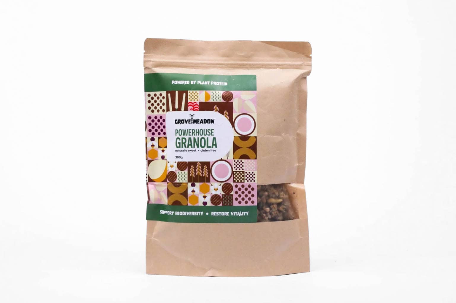 Grove And Meadow Powerhouse Protein Granola – 300g (Gluten Free)