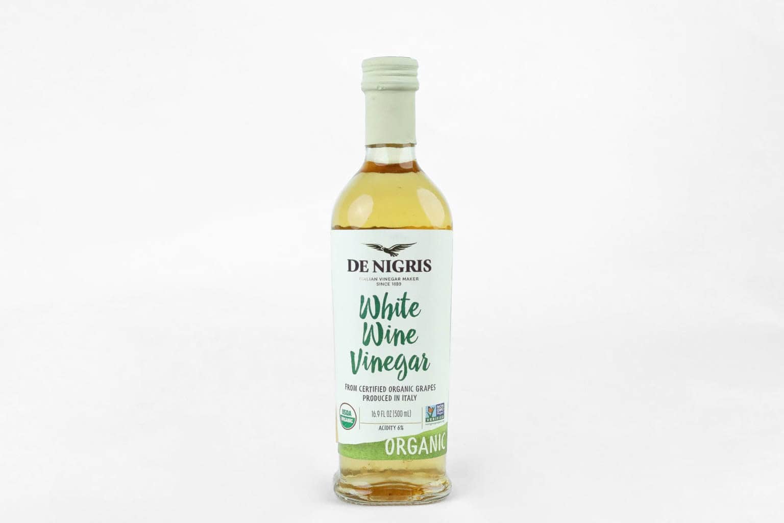 De Nigris Organic White Wine Vinegar – 500ml