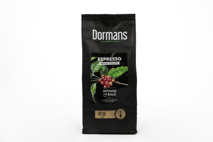 Dormans Espresso Intense And Bold Dark Roast Fine Grind Kenya Coffee - 375g